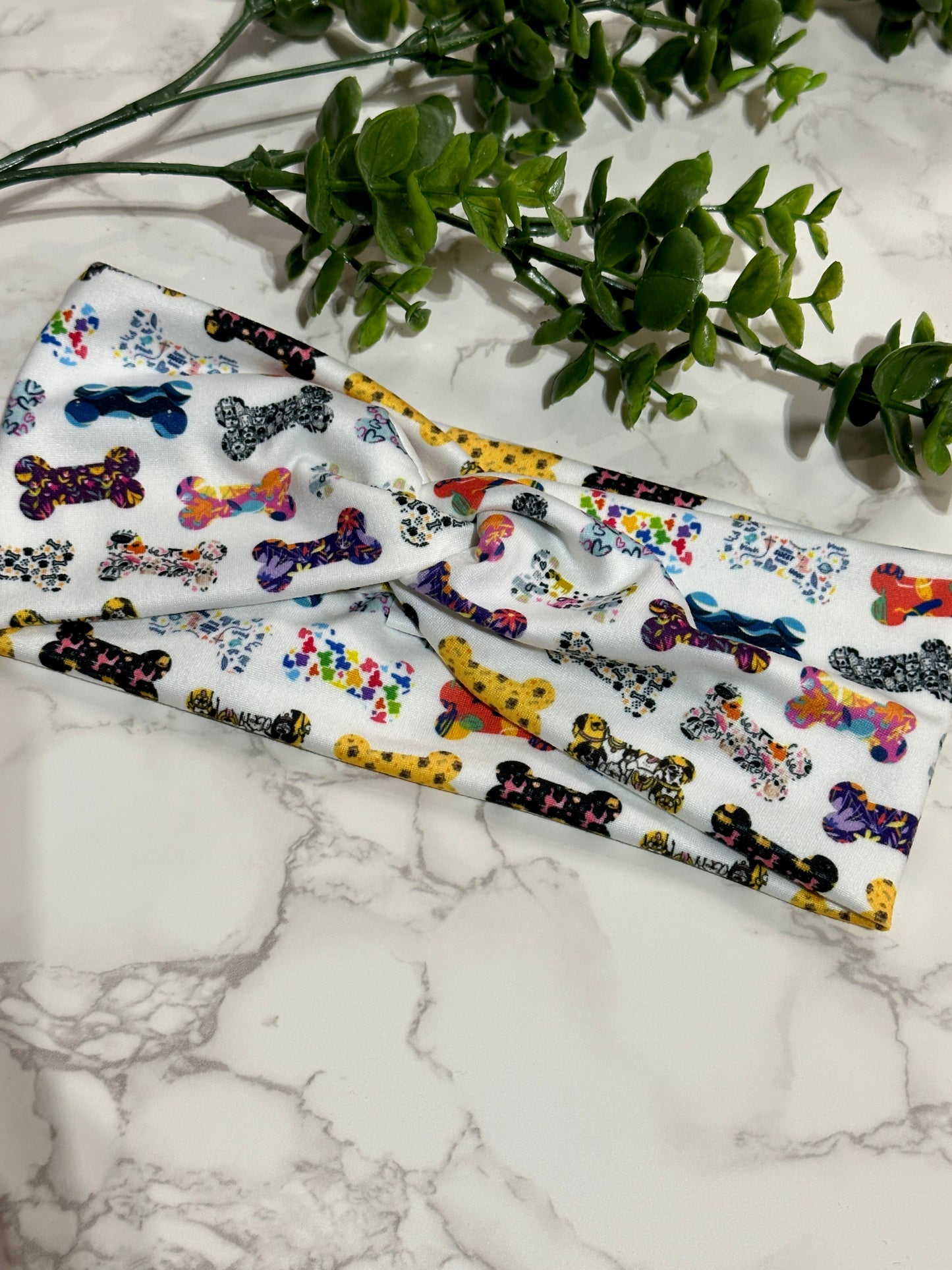 Dog Bones Twist Headband