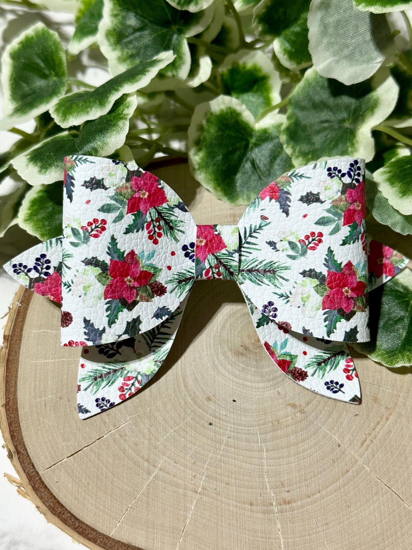 Poinsettia bow