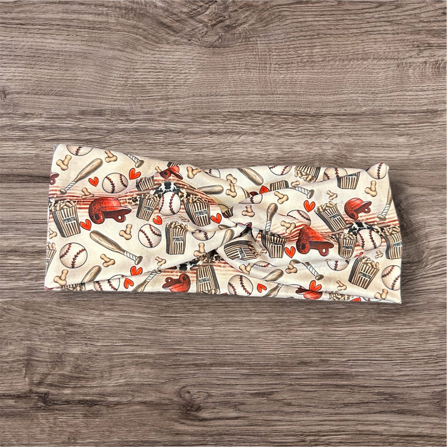 Baseball Madness Twist Headband