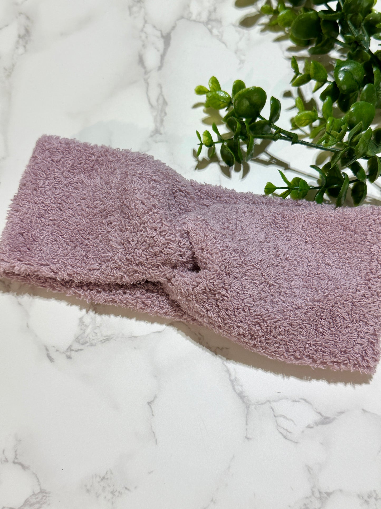 Cozy Twist Headband - Lavender