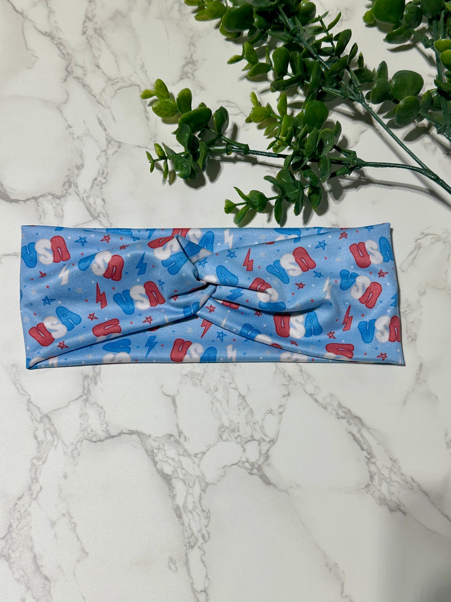 USA Twist Headband