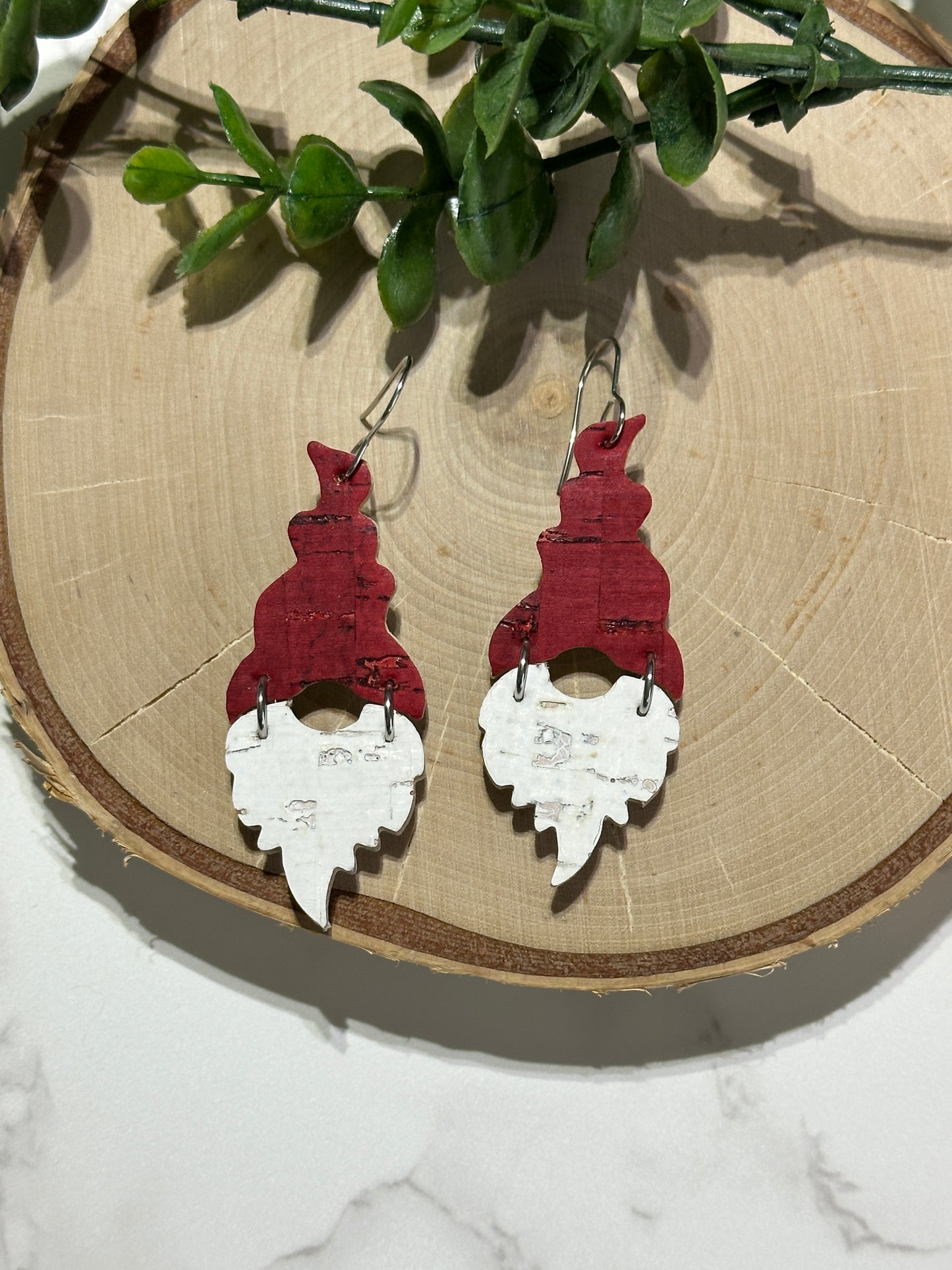 Gnome Christmas Earrings - Multiple Colors