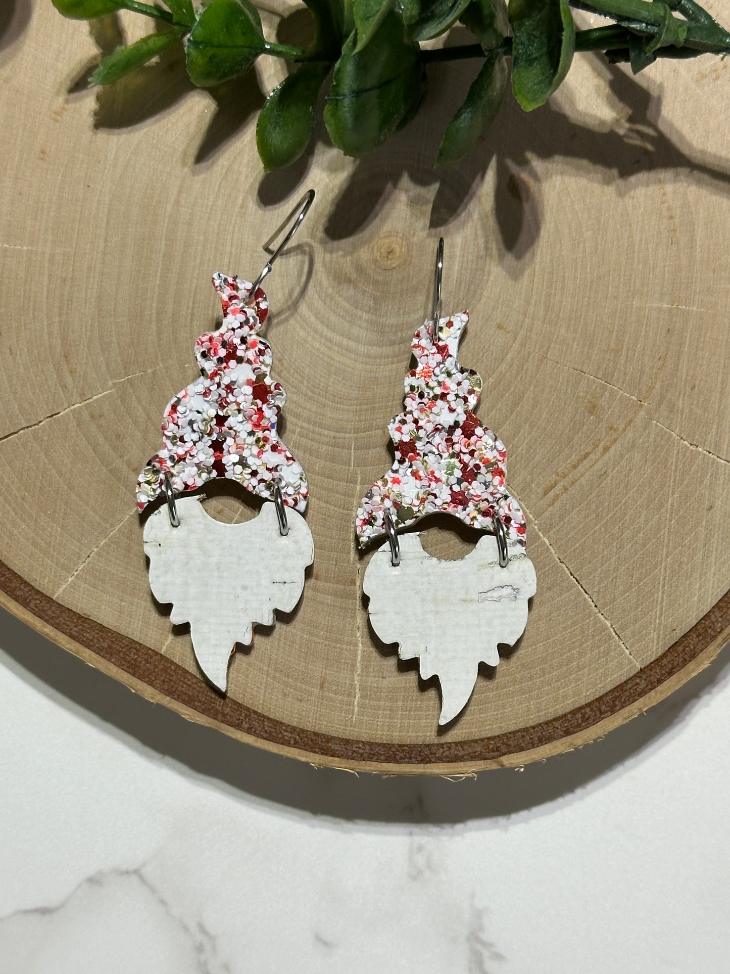 Gnome Christmas Earrings - Multiple Colors