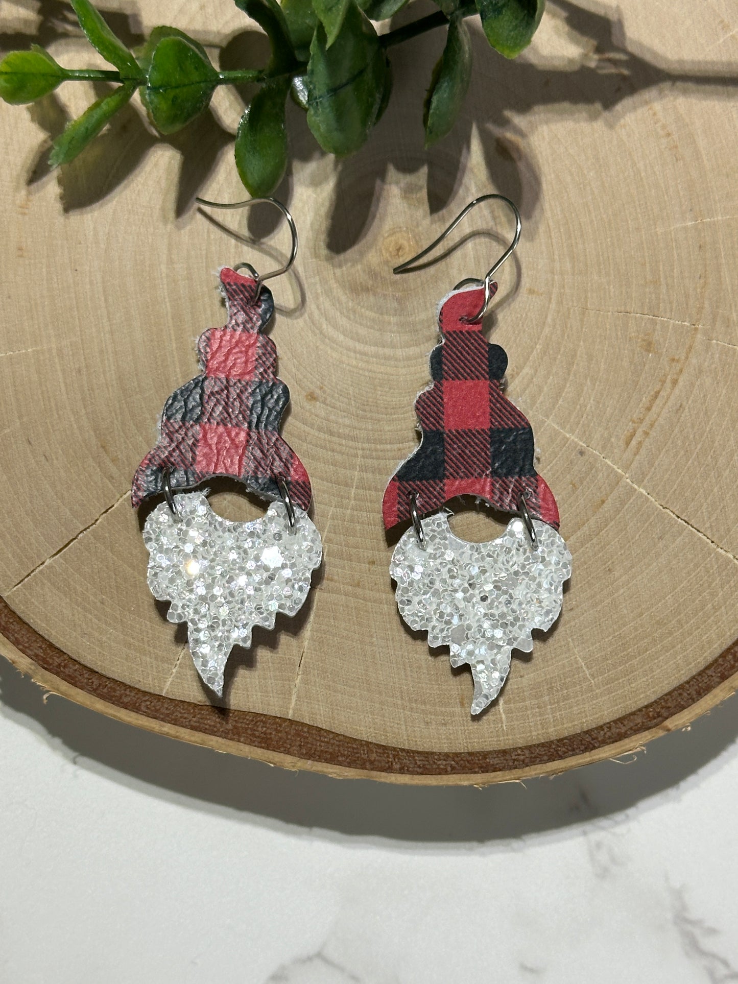 Gnome Christmas Earrings - Multiple Colors