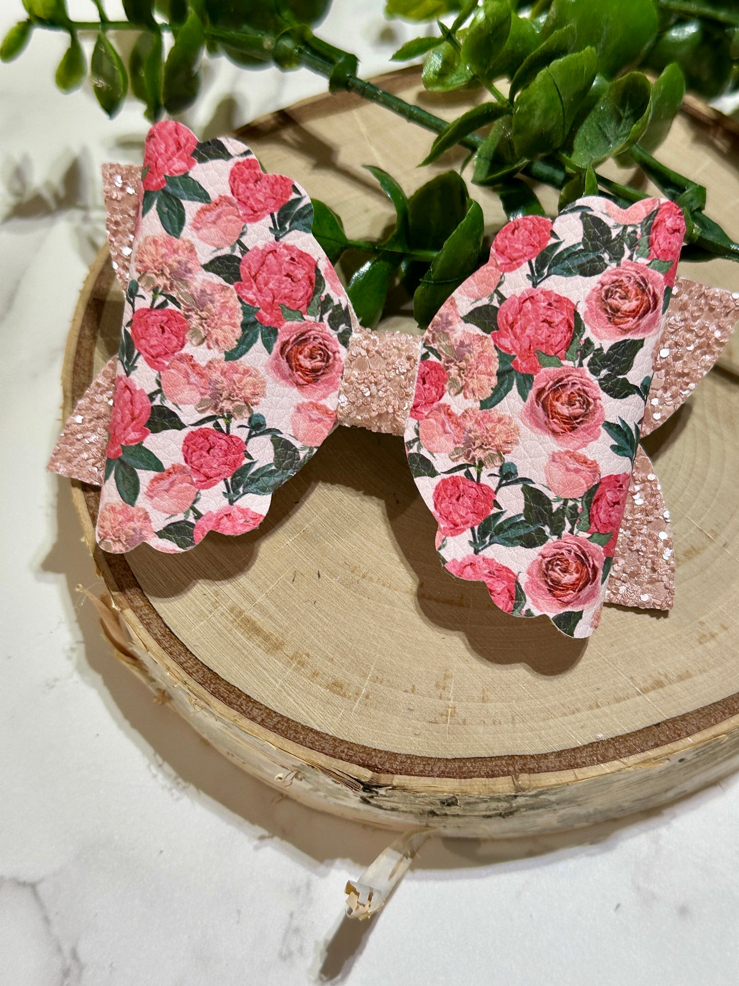 Stunning Roses Hair Bow