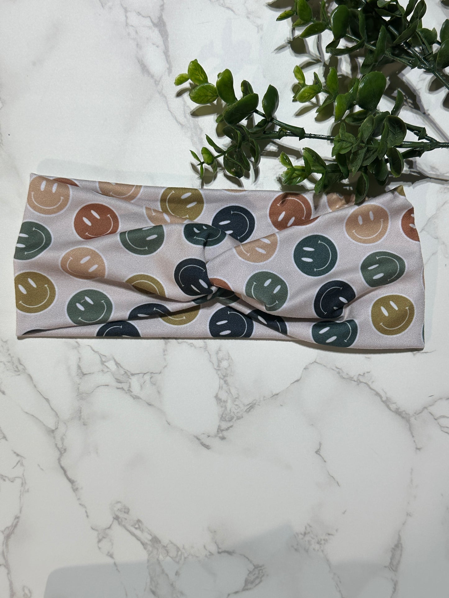 Boho Neutral Smile Twist Headband