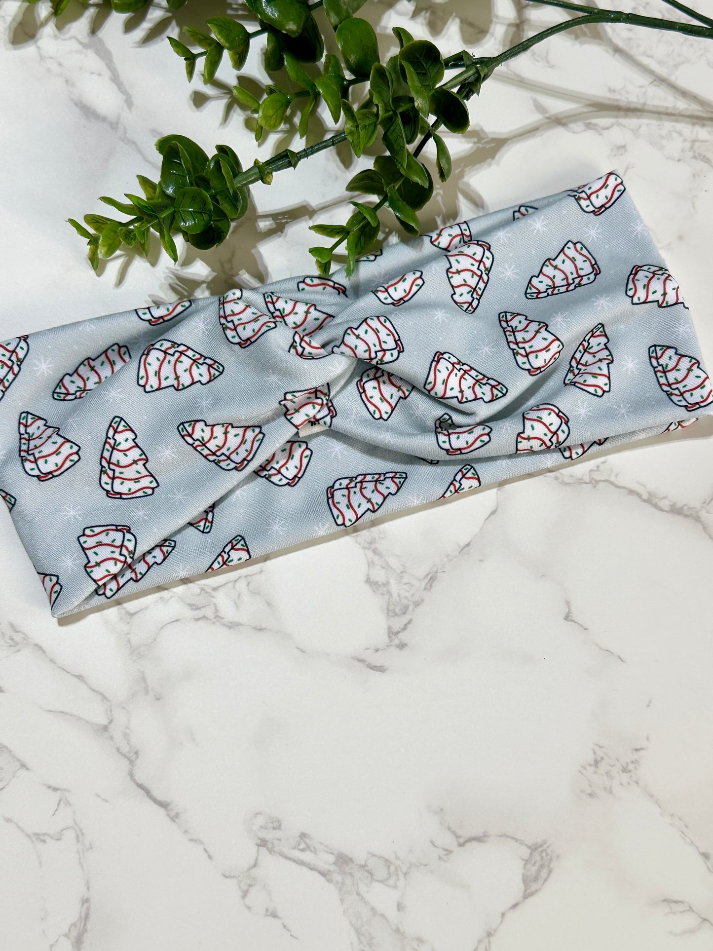 Christmas Cakes Twist Headband