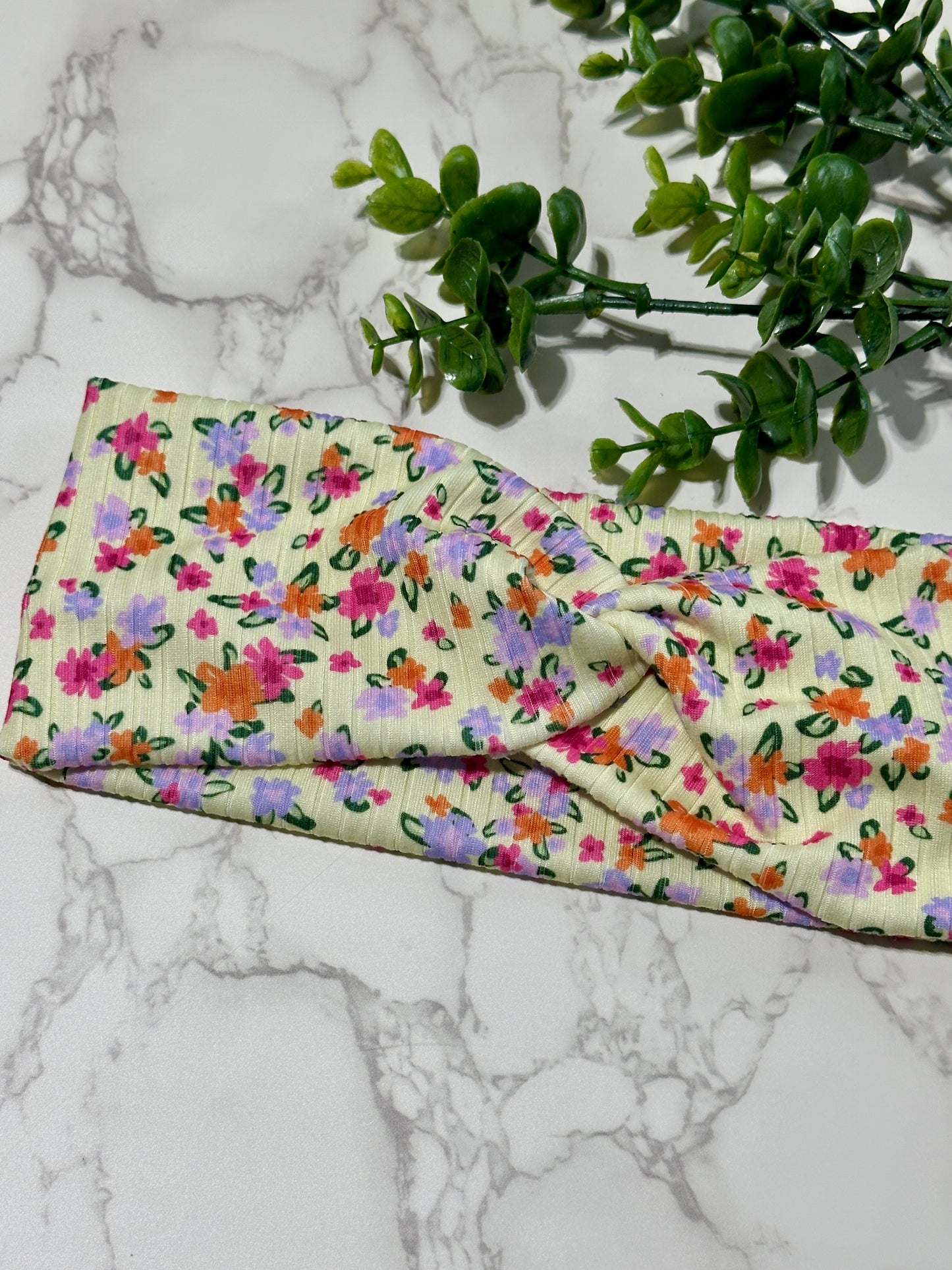 Bright Bloom Twist Headband