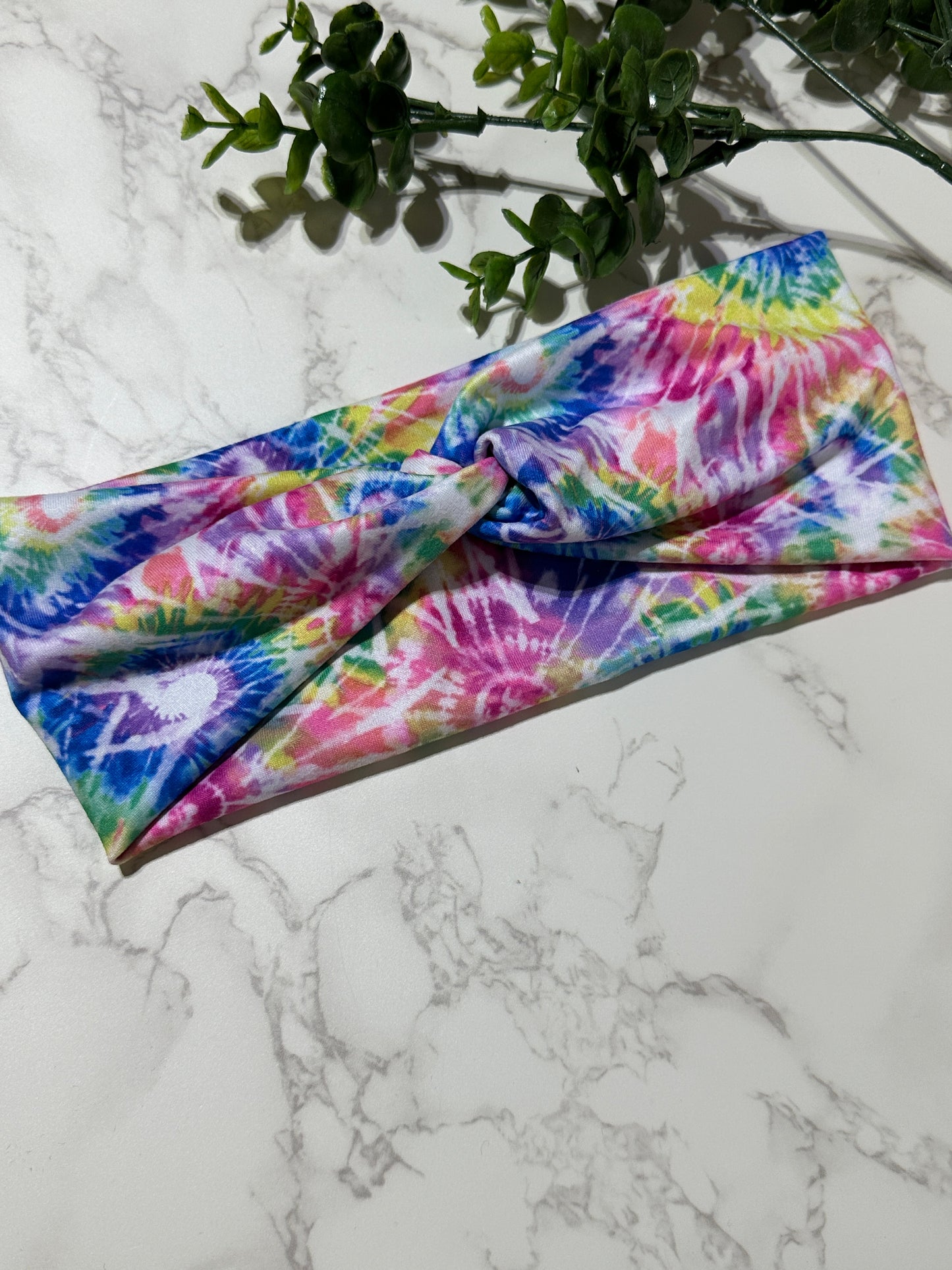 Psychedelic Tye Dye Twist Headband