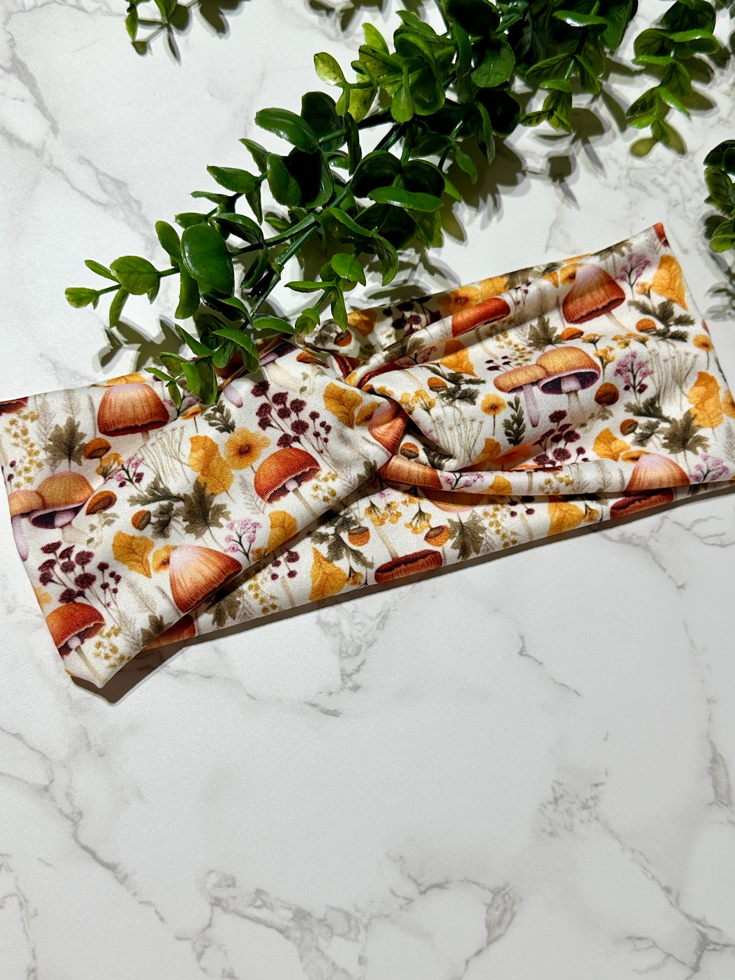 Mushrooms Twist Headband