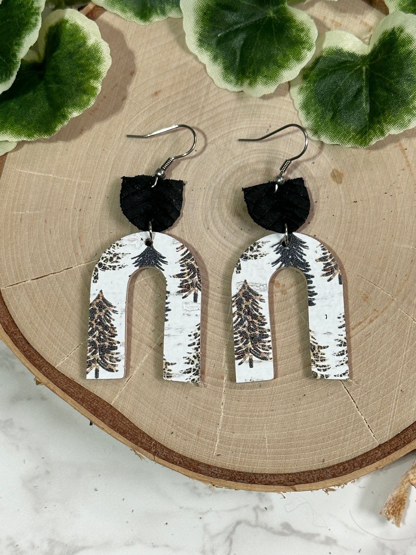 Leopard Christmas Trees - Open Arches