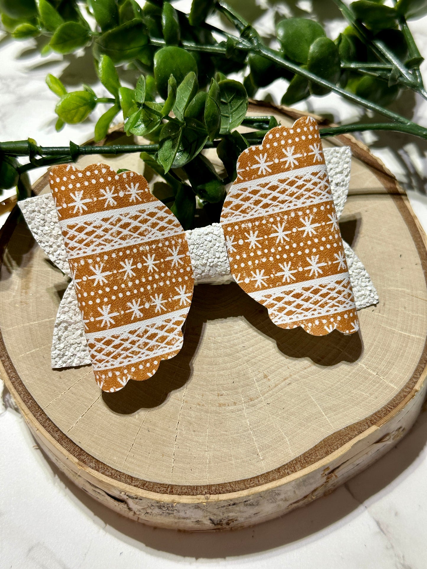 Gingerbread HairBow