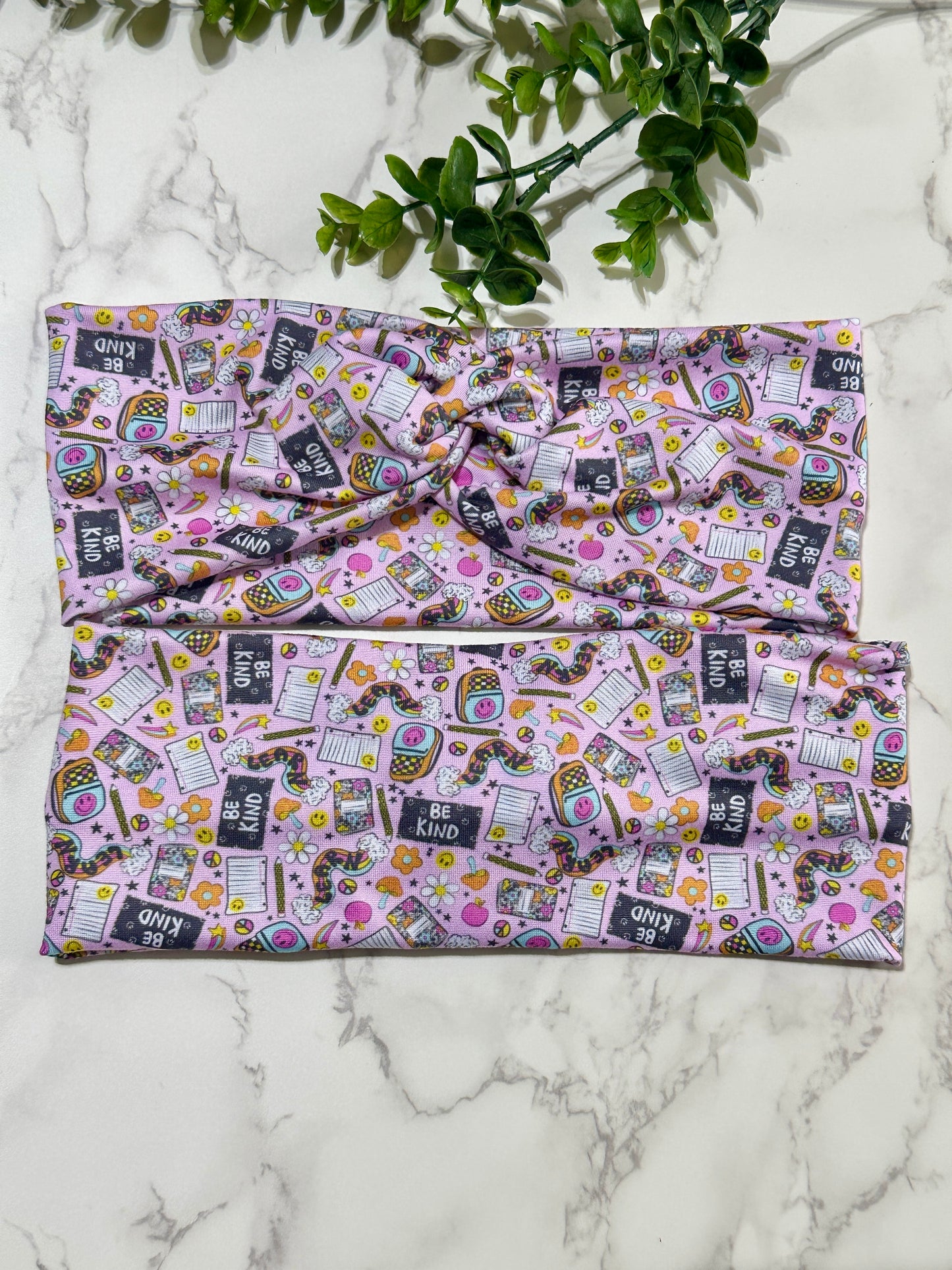 Back to School Twist Headband - Be Kind