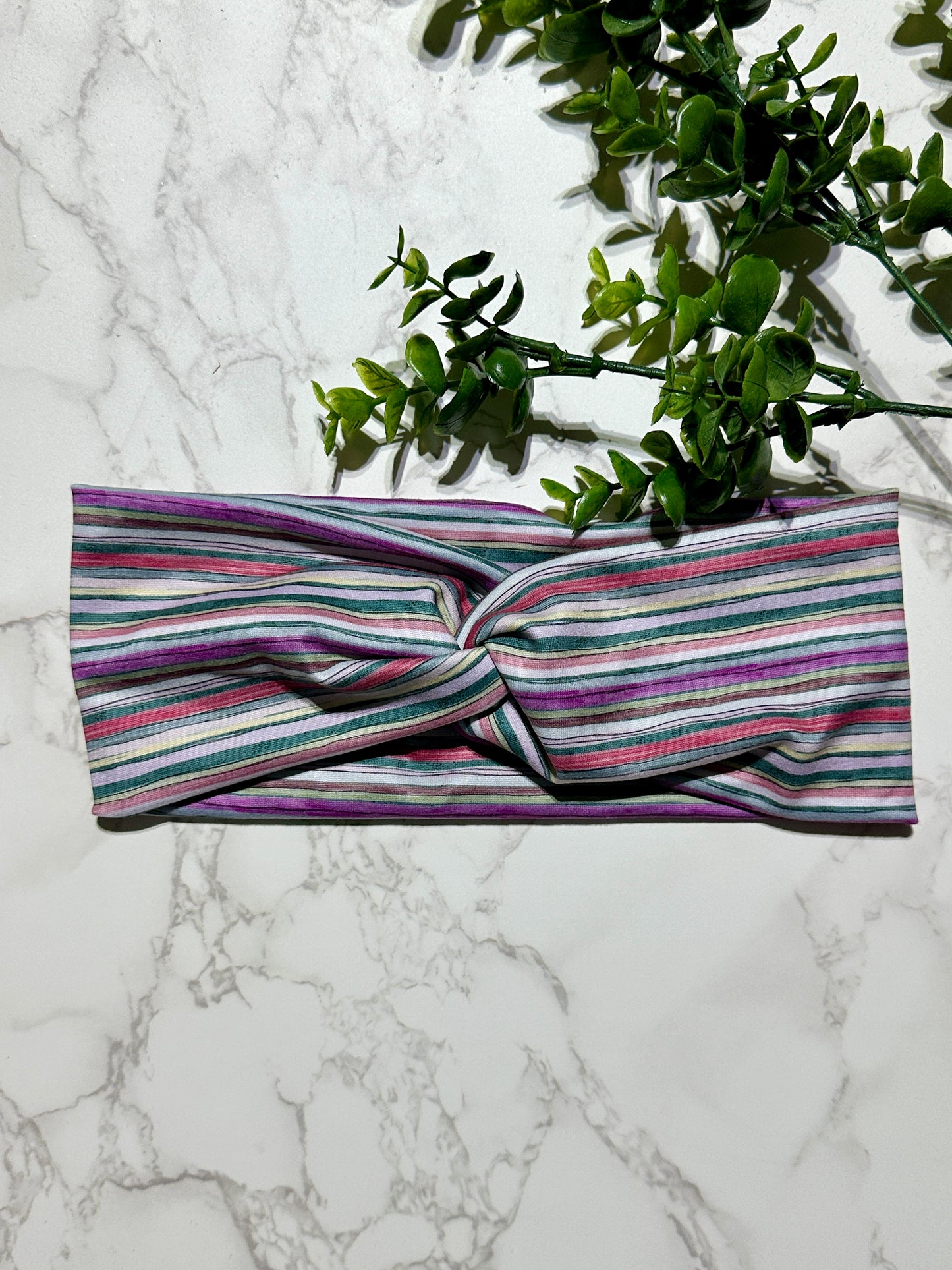 Sketchy Teal Twist Headband - Multiple styles