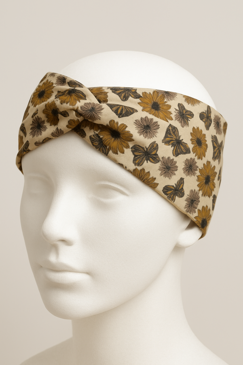 Fall Flowers/Butterflies Twist Headband