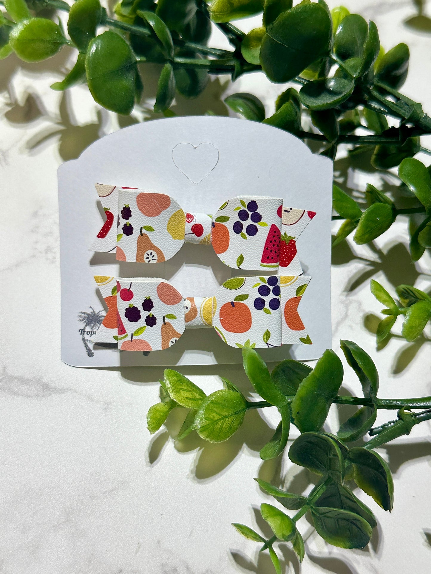 Mini Piggies Hairbow - Fruit