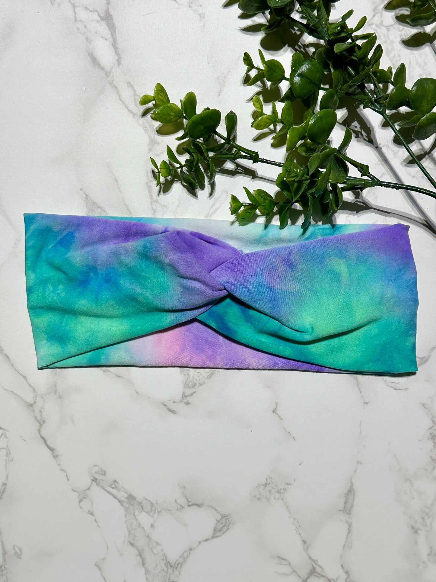 Purplish Ombre Twist Headband