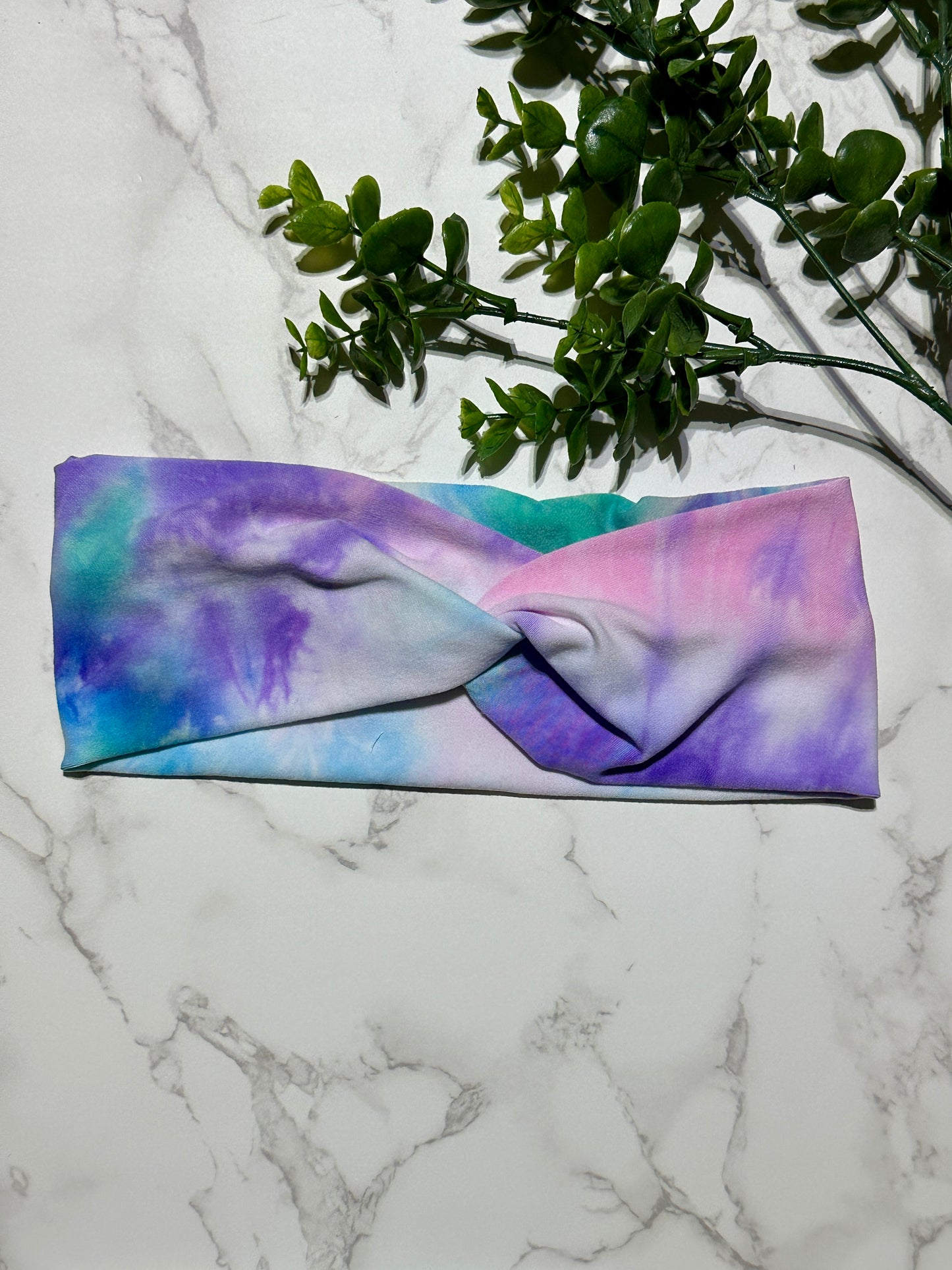 Purplish Ombre Twist Headband