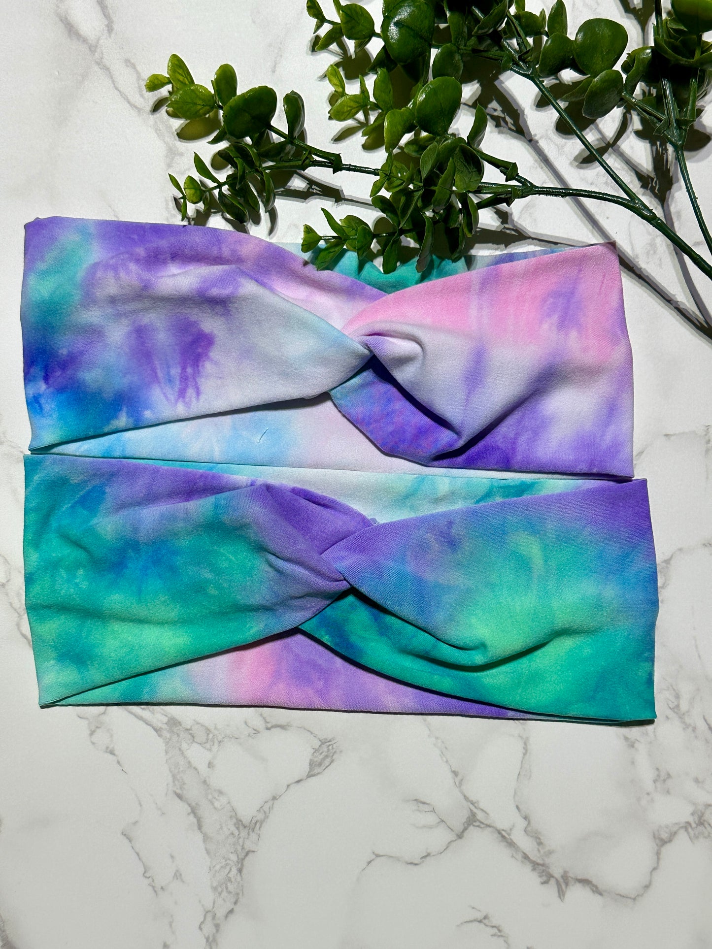 Purplish Ombre Twist Headband