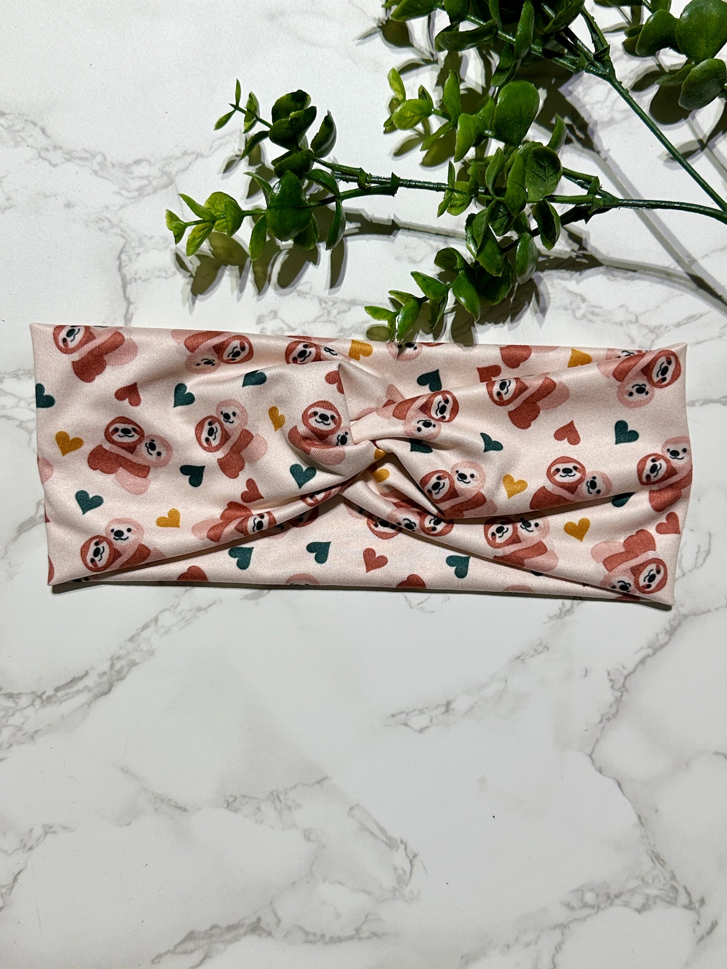 Sloth Love Twist Headband