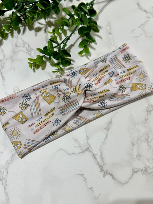 Back to School Twist Headband - Making a Difference