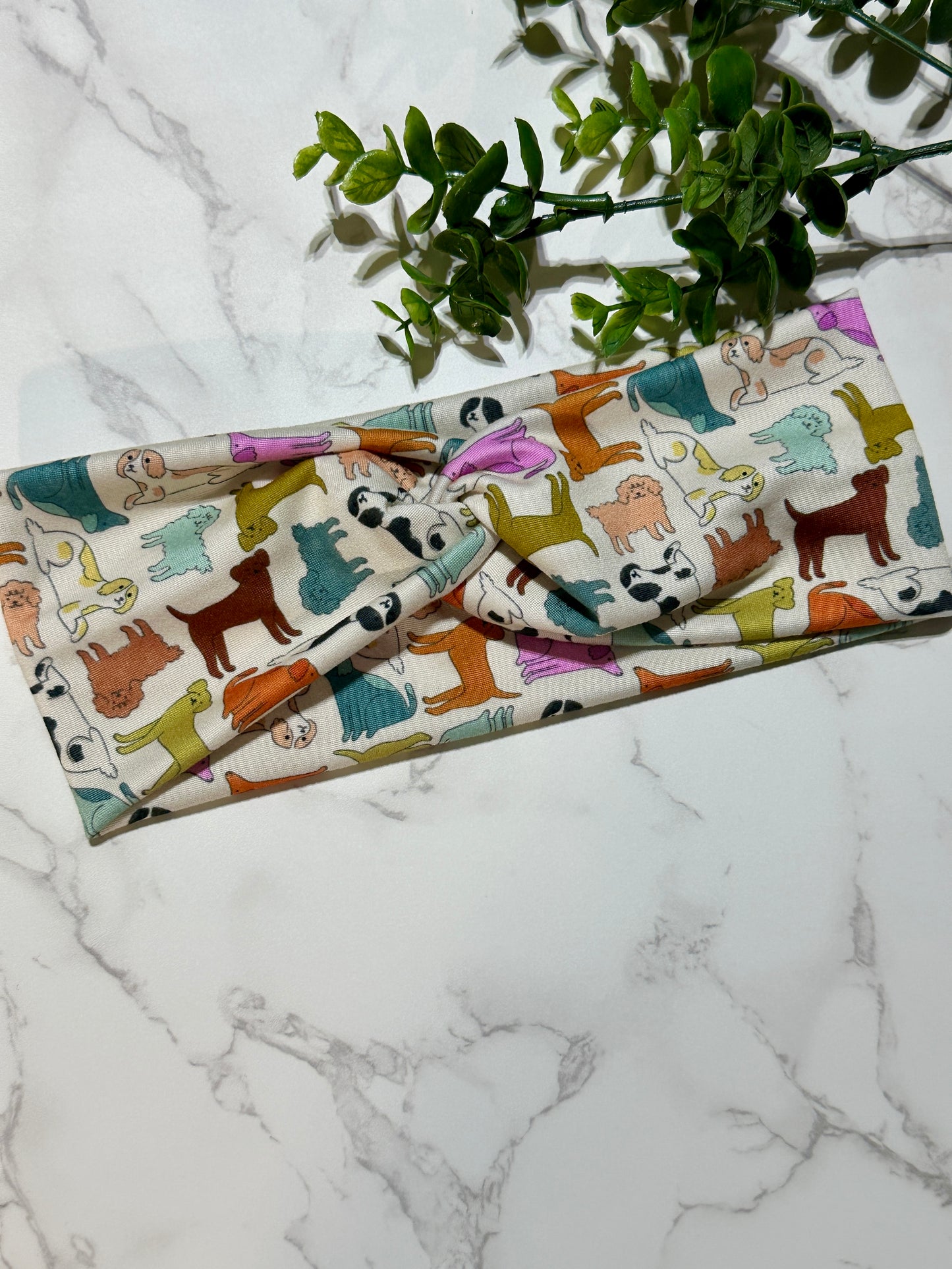Dogs Galore Twist Headband