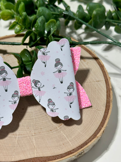 Pink Ballerina Hairbow