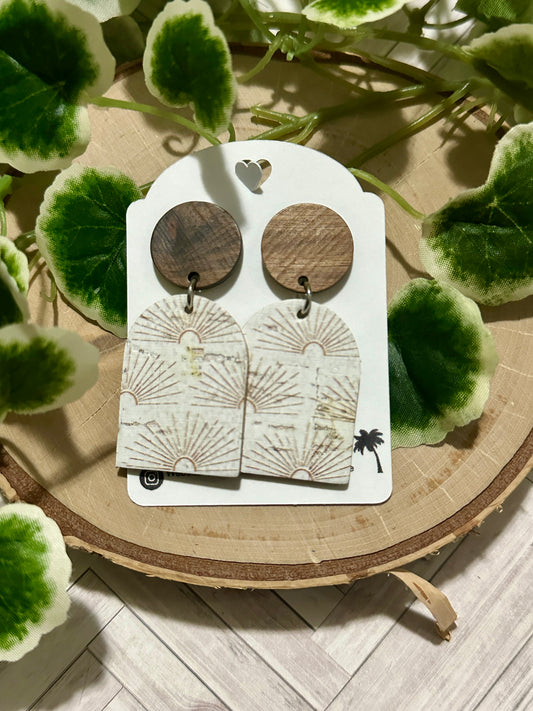 Closed Arch Earrings - Boho Suns