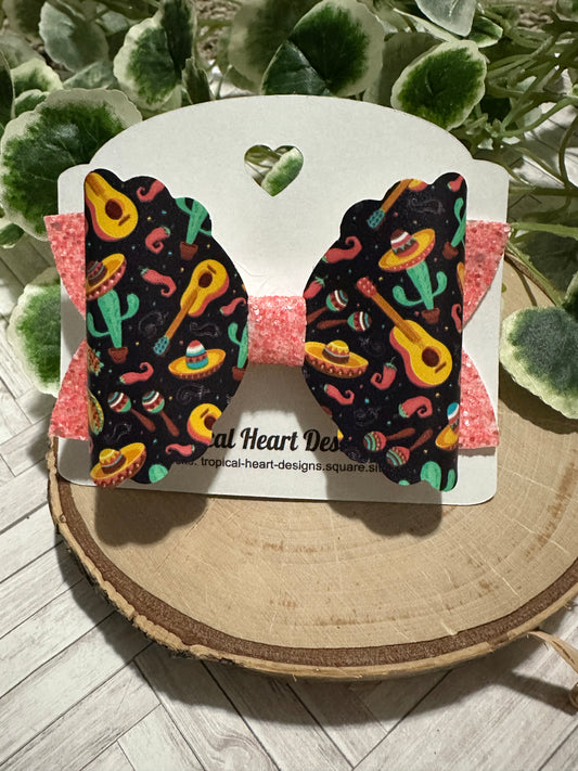 Cactus/Guitar Hairbow