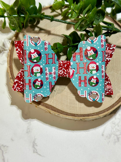 Ho Ho Ho Christmas Hairbow