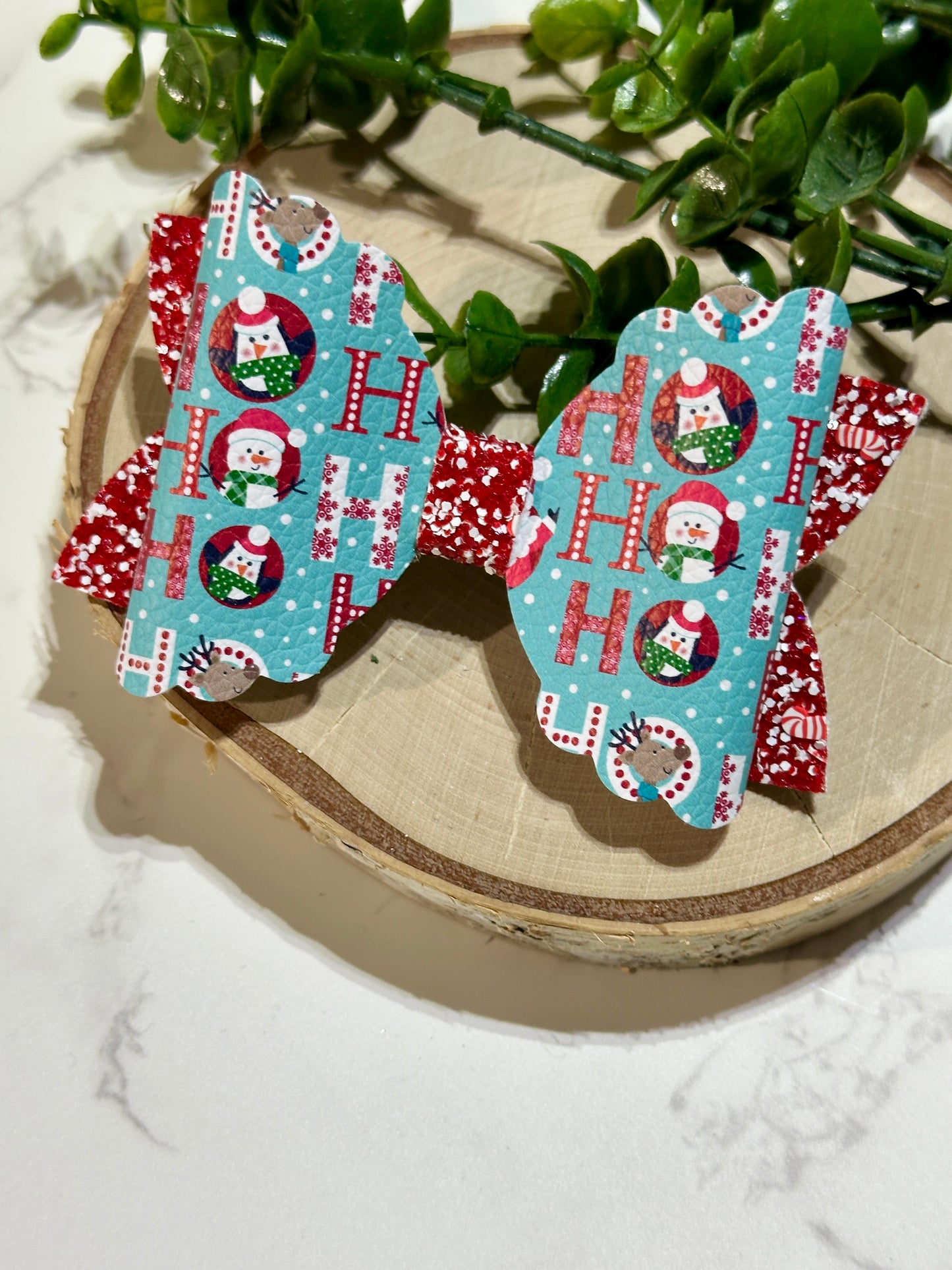 Ho Ho Ho Christmas Hairbow