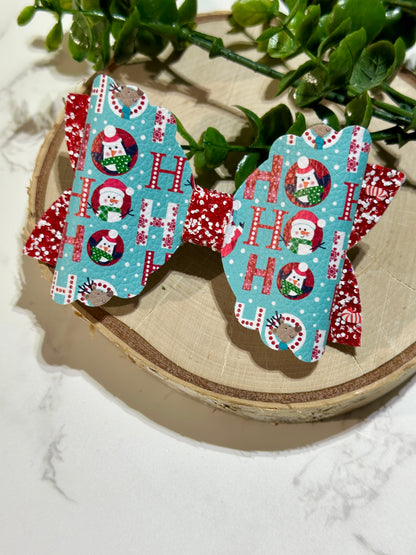 Ho Ho Ho Christmas Hairbow