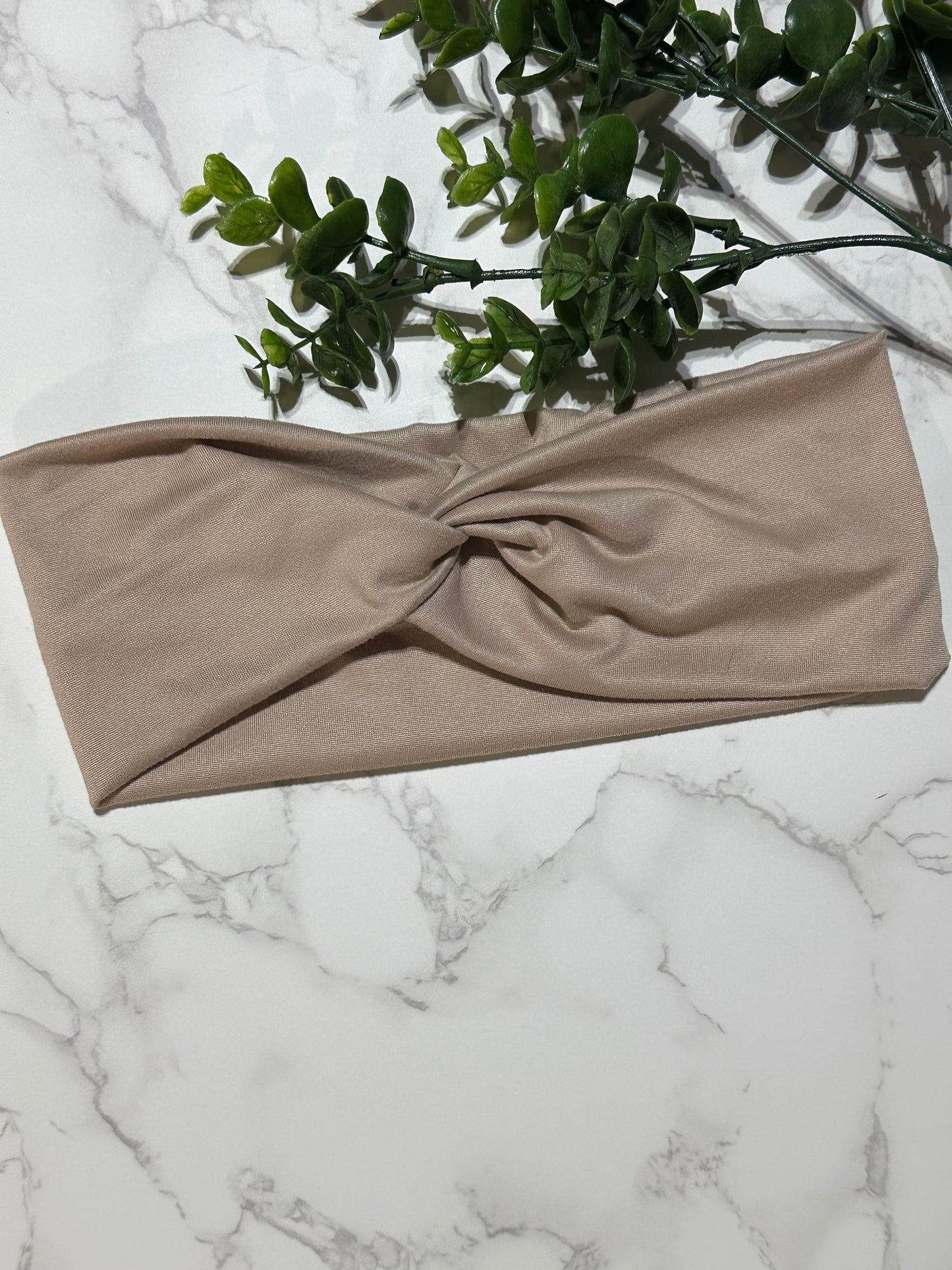 Solid Neutral Twist Headband -Multiple Colors