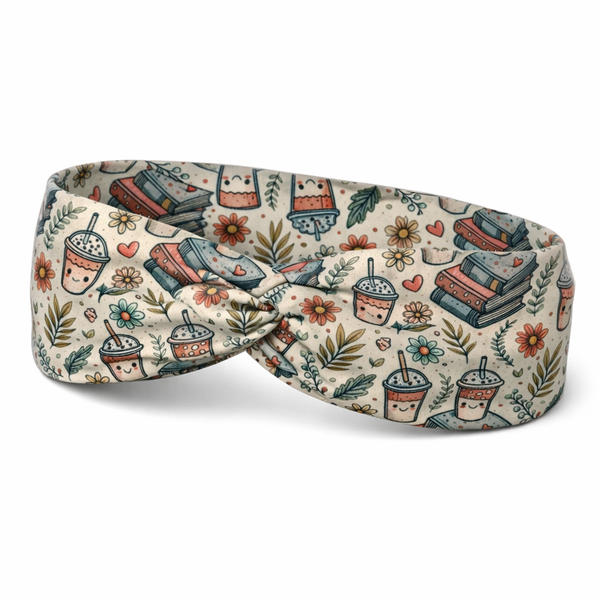 Boba and Books Twist Headband