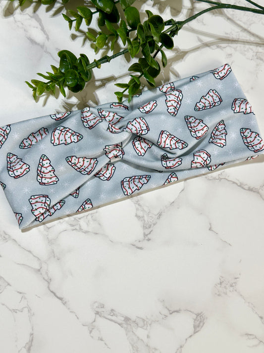 Christmas Cakes Twist Headband