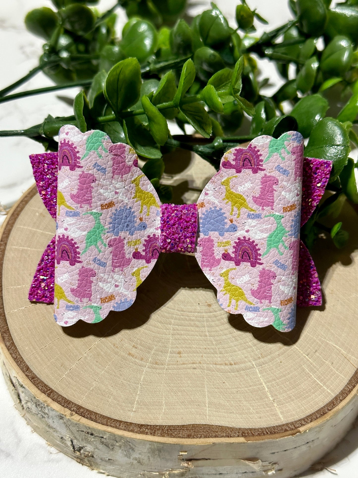 Girly Dinosaur Hairbow