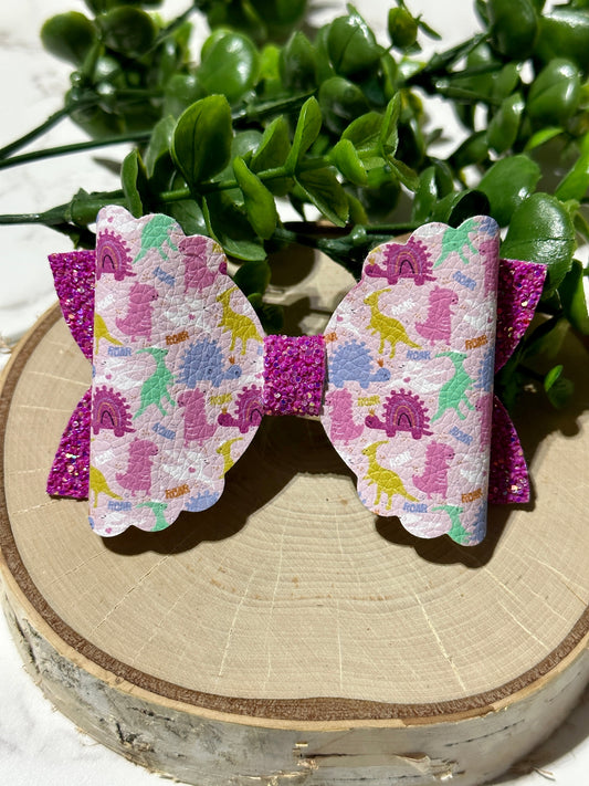 Girly Dinosaur Hairbow