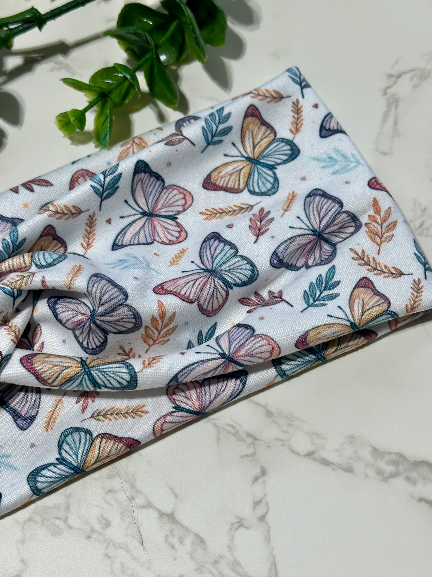 Beautiful Boho Butterflies Twist Headband