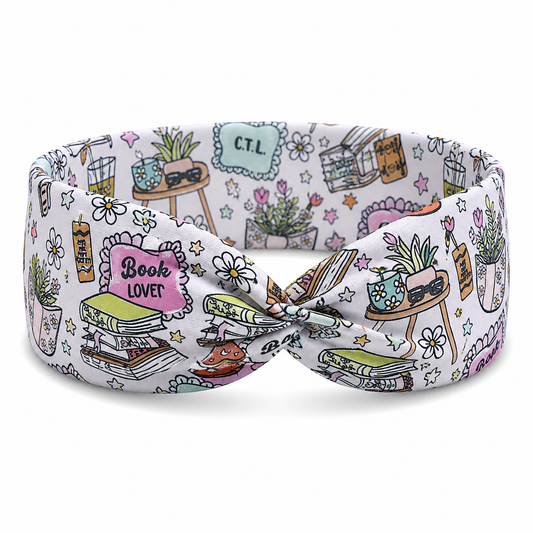 Book Lover Twist Headband