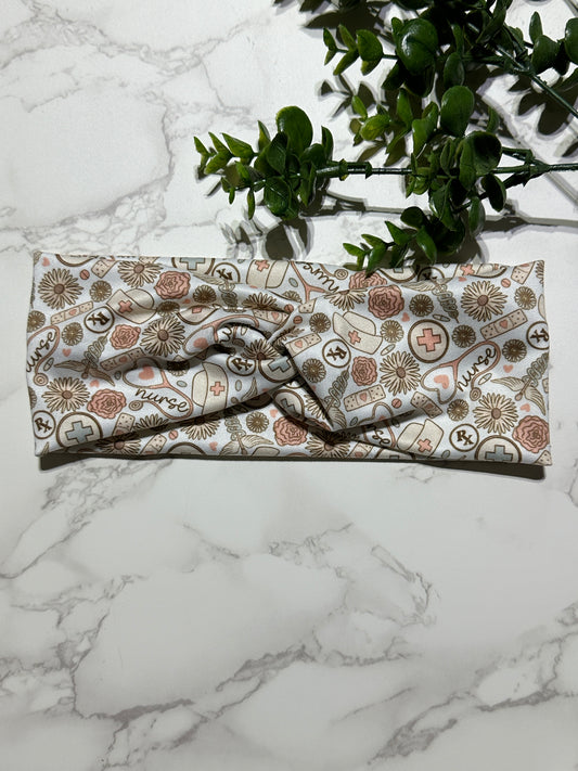 Boho Nurse Twist Headband