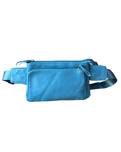 Genuine Leather Sling Belt Bag