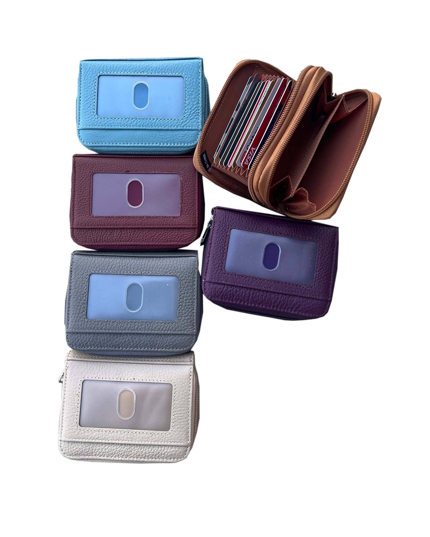 Genuine Cowhide leather credit card wallet