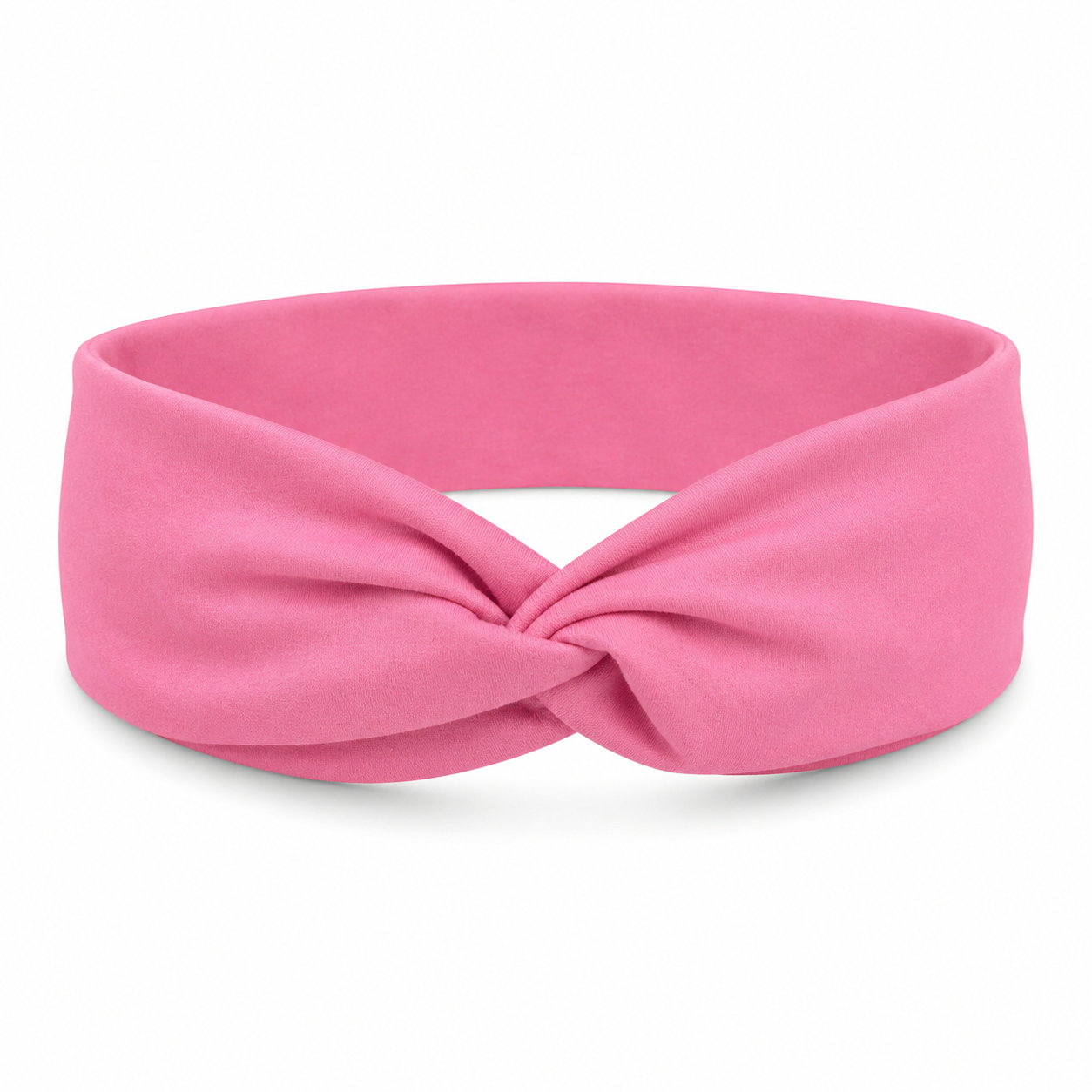 Solid Pink Twist Headband