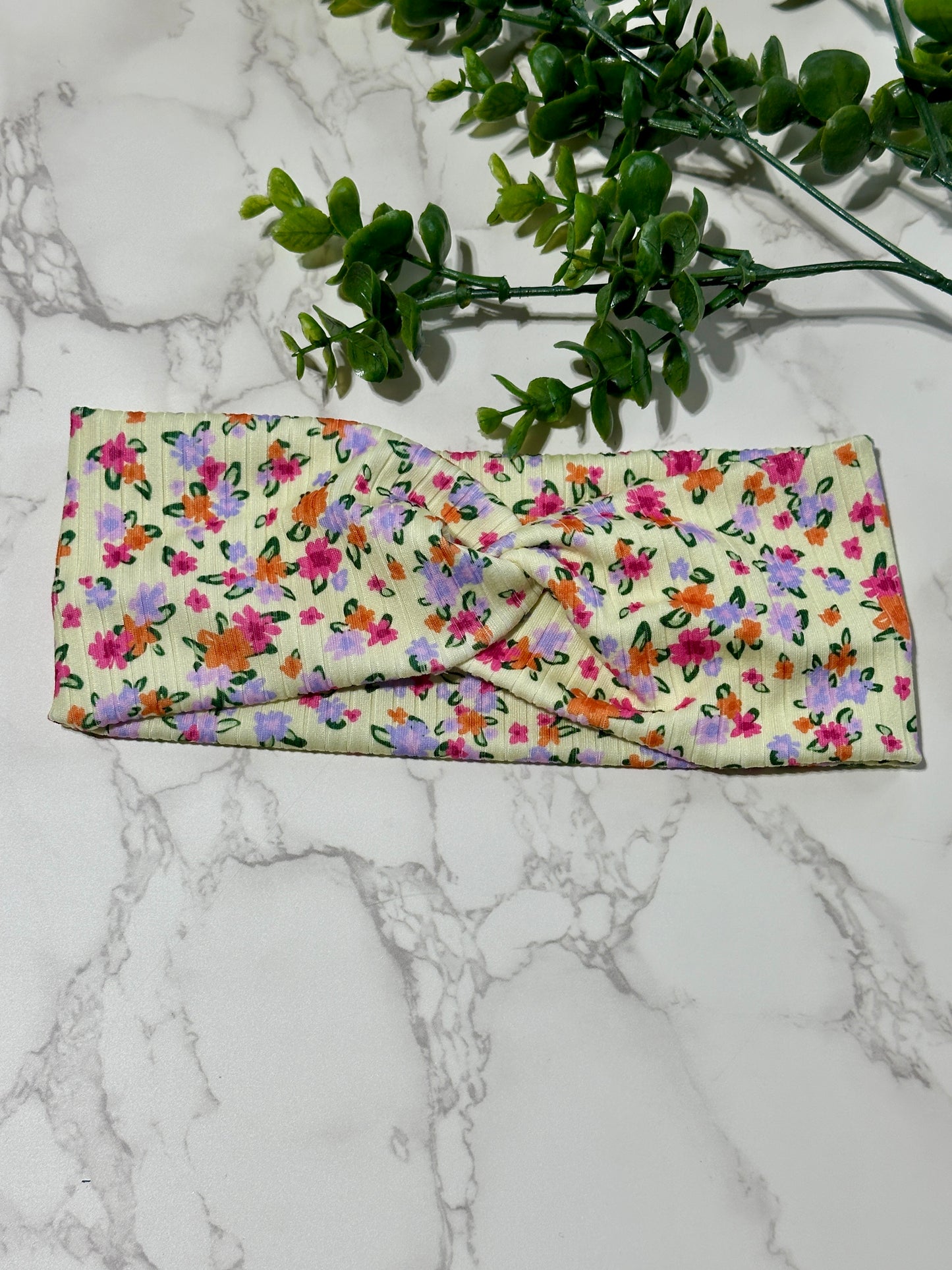 Bright Bloom Twist Headband