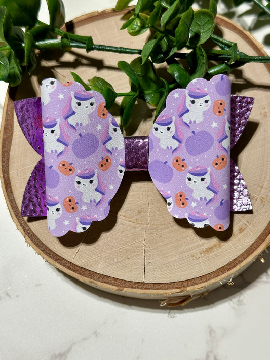 Halloween Unicorns Hairbow