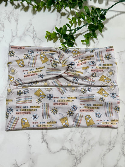 Back to School Twist Headband - Making a Difference