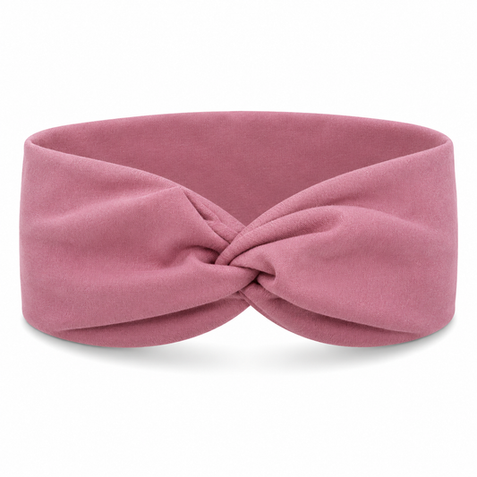 Solid Twist Headband - Rose Water