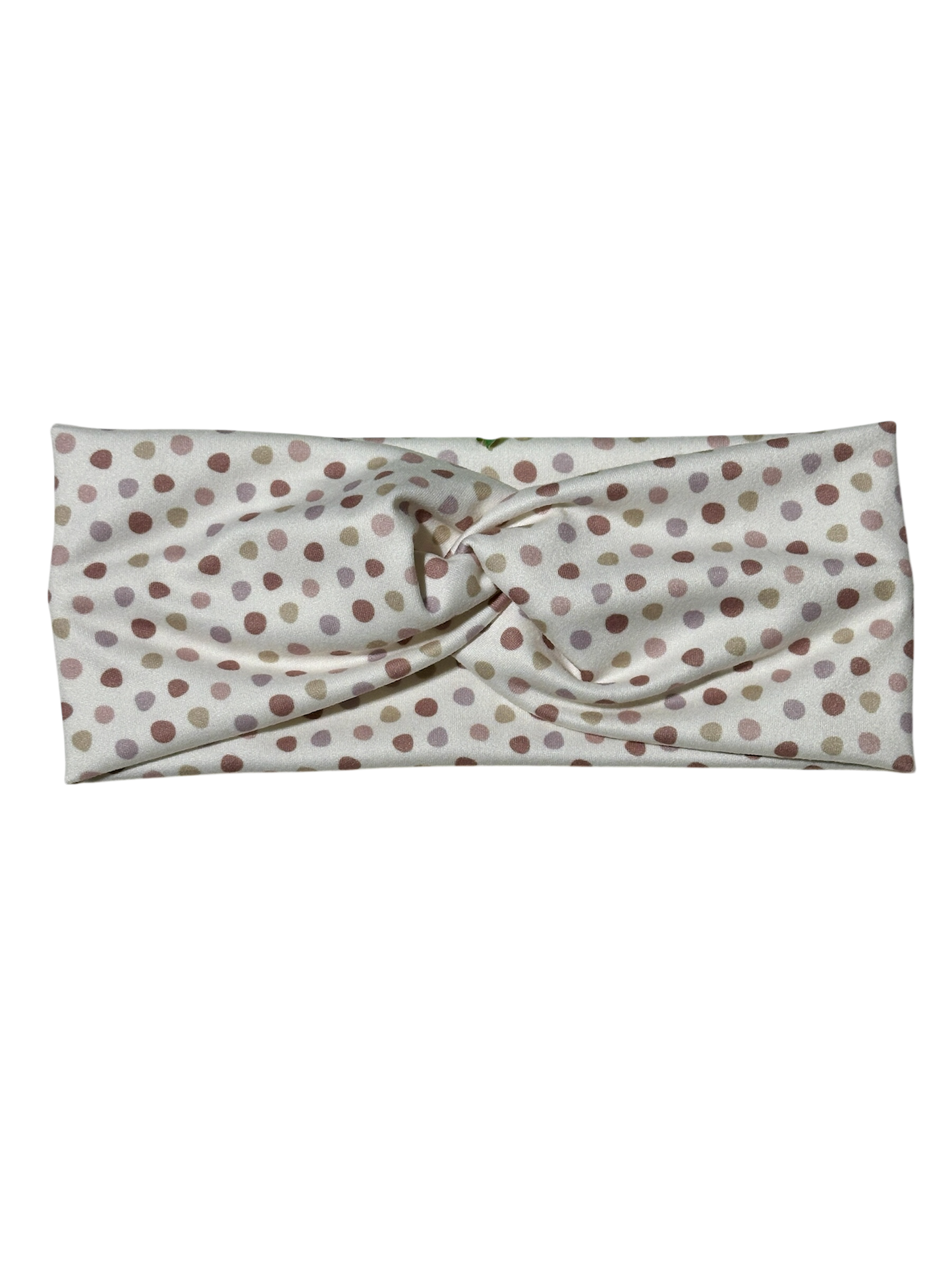 Muted Purple Dots Twist Headband