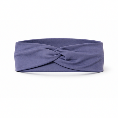 Solid Purple Periwinkle Twist Headband