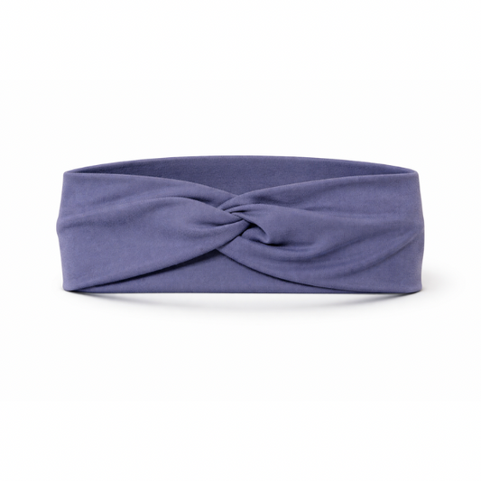Solid Purple Periwinkle Twist Headband